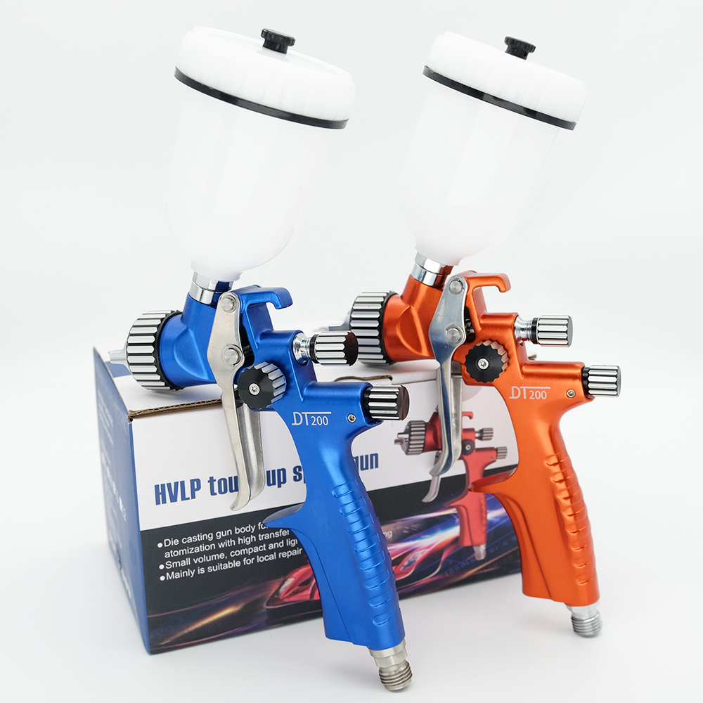 Airbrush Kit With Mini Compressor - Novo 0.5mm/0.8mm/1.0mm/1.2mm bocal profissional hvlp mini