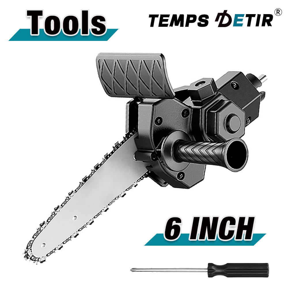 Mini Electric Chainsaw 6 Inch - 6-Polegada conversão de broca elétrica ferramenta