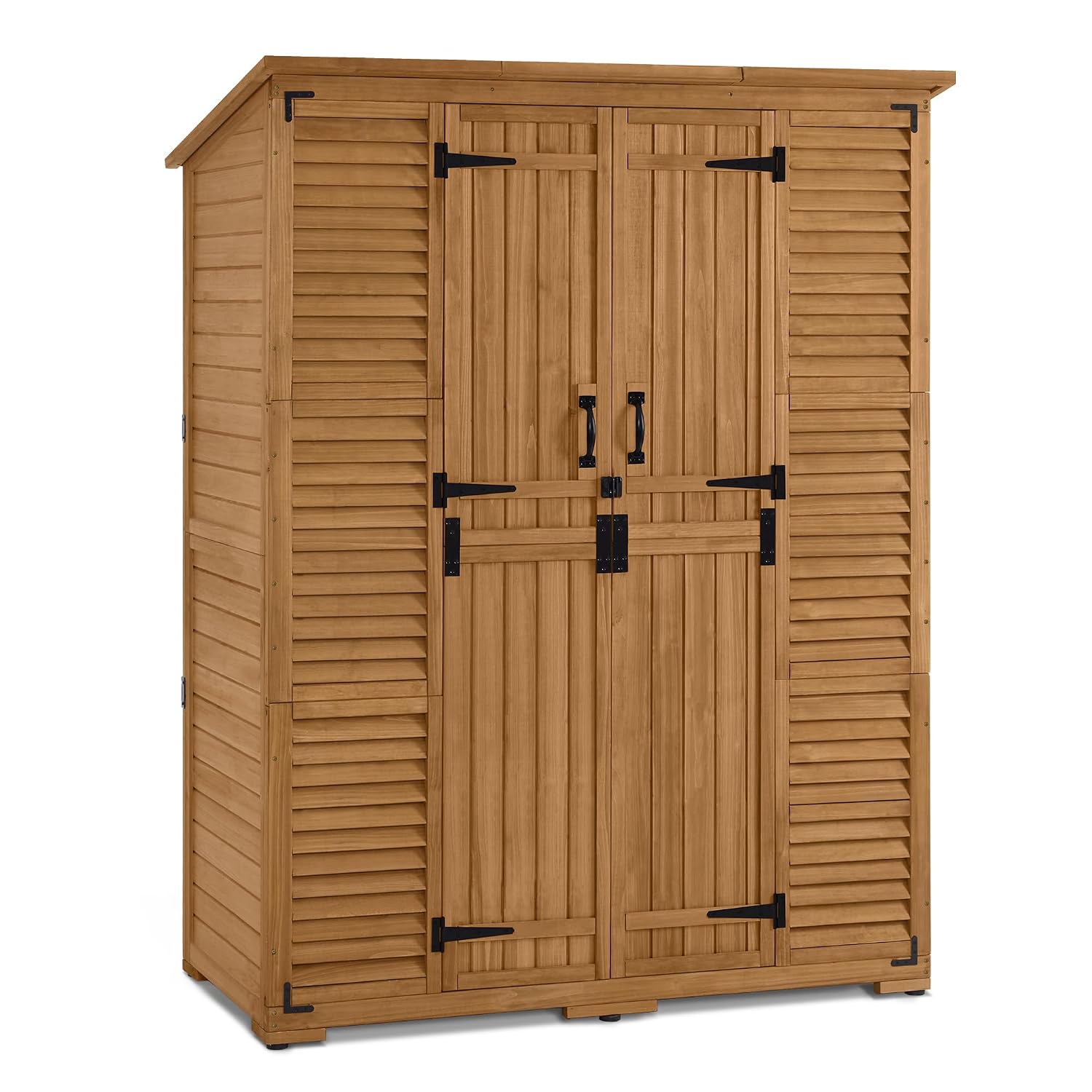 Garden Tools - Armário de Armazenamento Externo com Prateleiras,