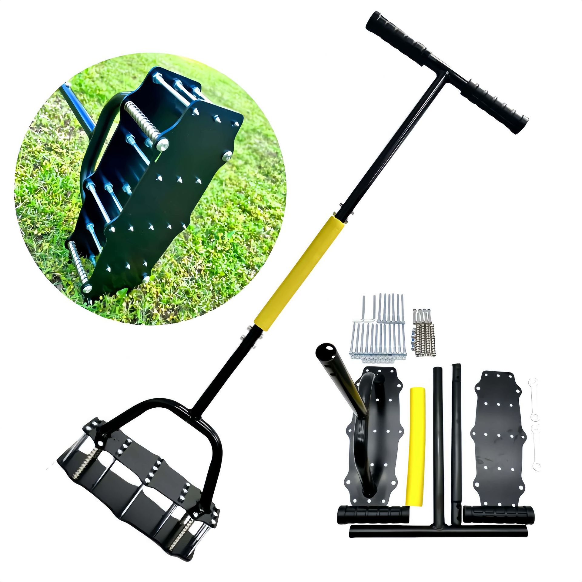 Garden Tools - Enxada Manual Industrial com Mola para