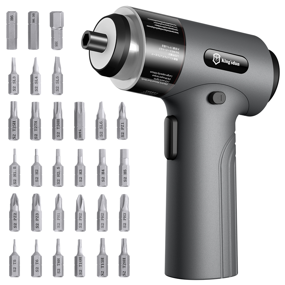 Electric Screwdriver Rechargeable Usb - Chave de fenda elétrica Precision Set,