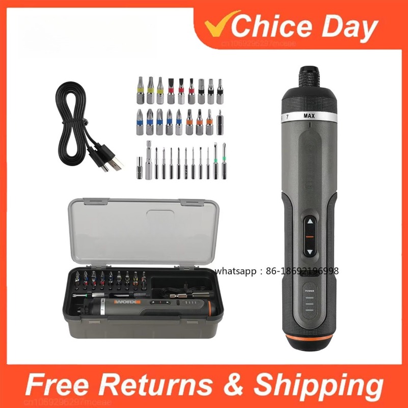 Electric Screwdriver Rechargeable Usb - Conjunto de Ferramentas Elétricas WX242 com