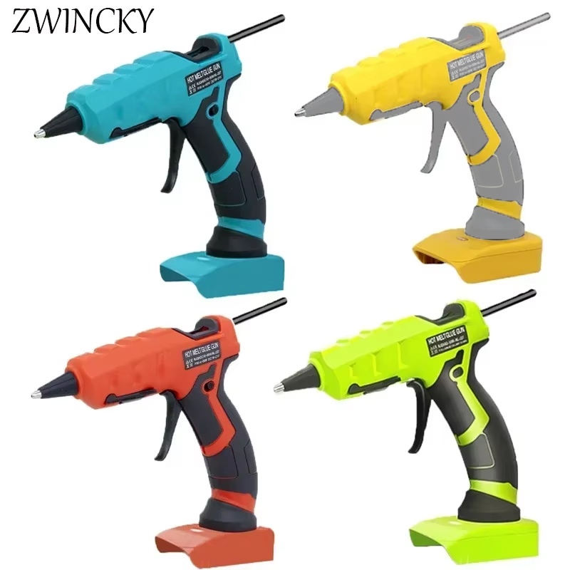 Hot Melt Glue Gun Cordless - Pistola de Cola Quente para Makita/DEWALT/BlackDecker/Milwaukee/Bosch,