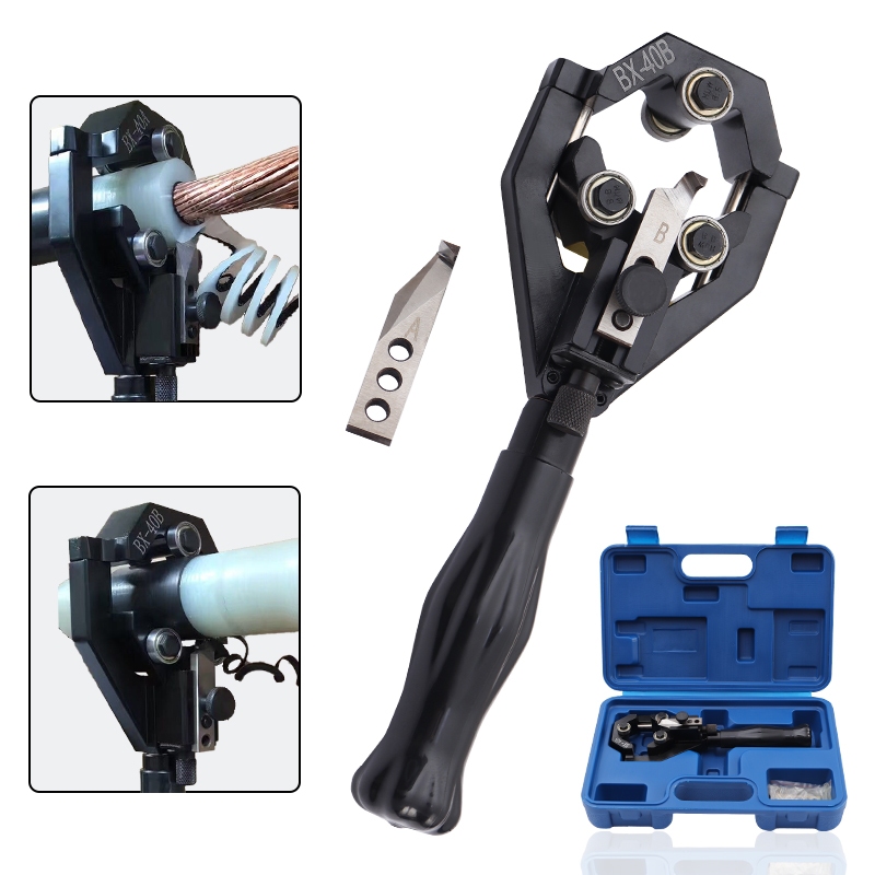 Automatic Wire Stripper Cutter - Descascador de cabos BX-40A, ferramenta multifuncional