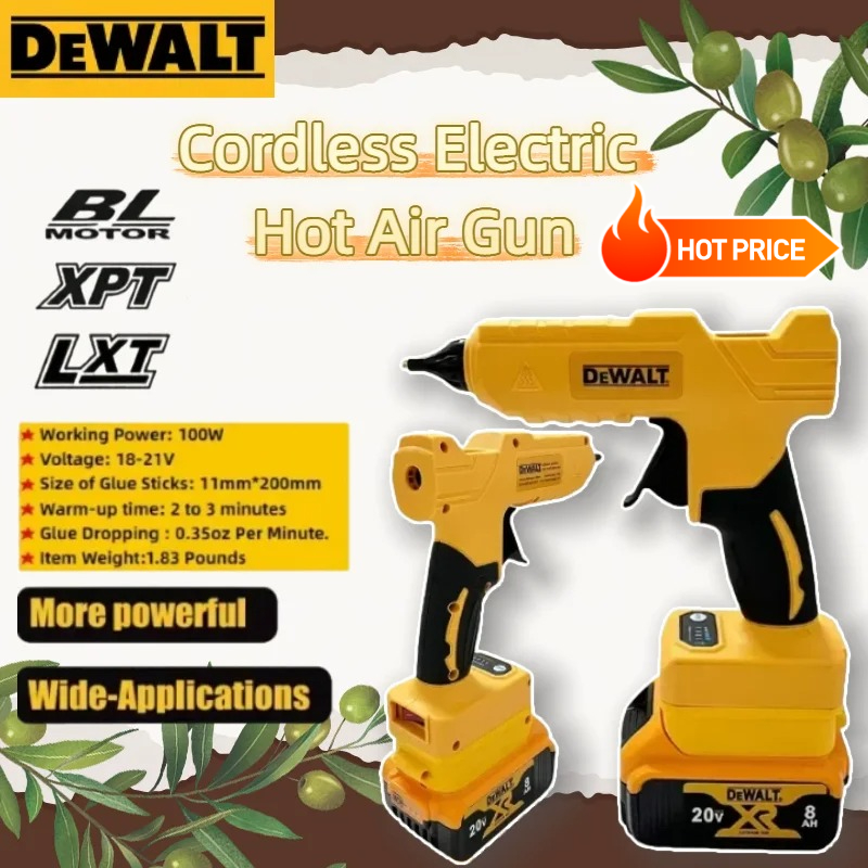 Pistola de Cola Quente Elétric - Hot Melt Glue Gun Cordless avaliação e preço
