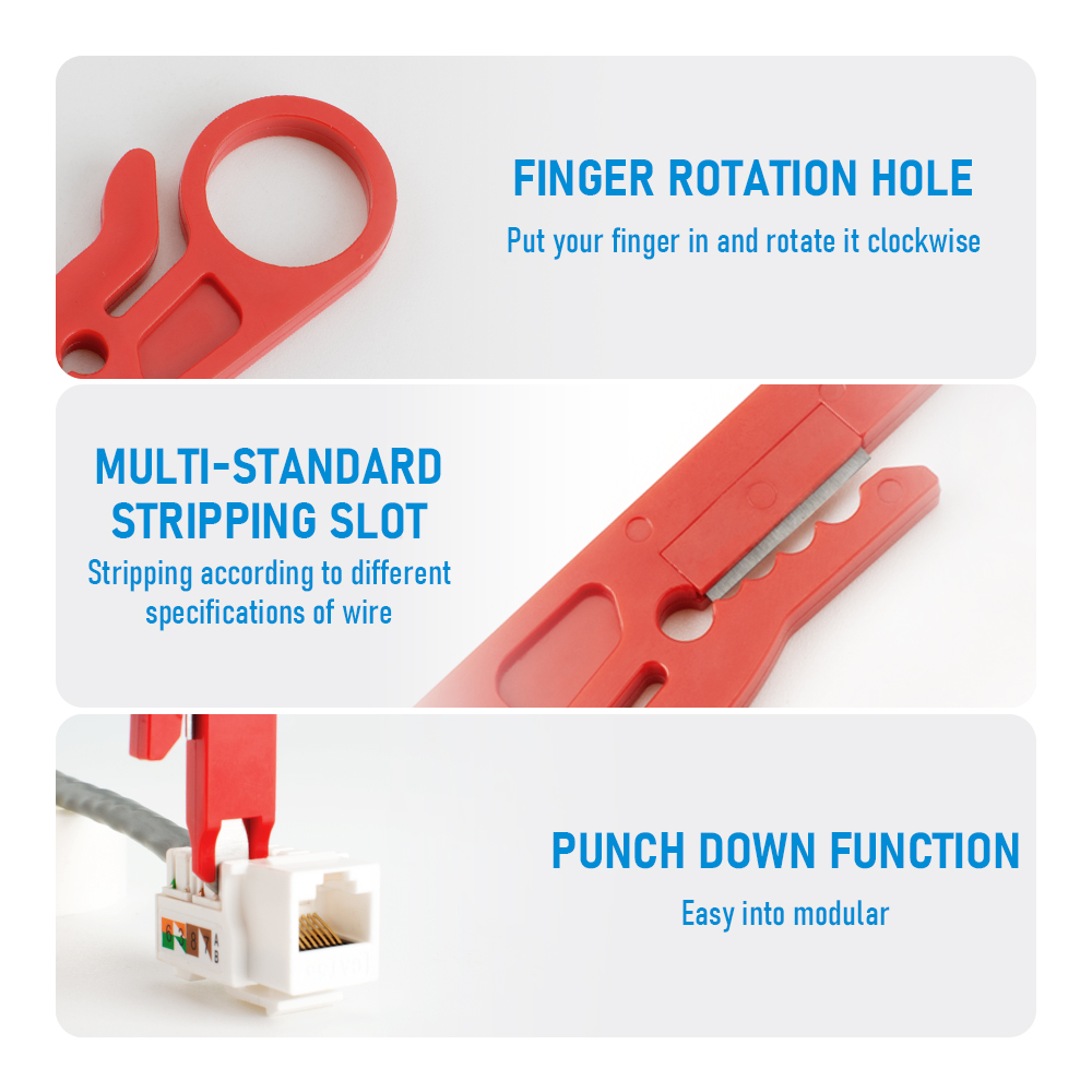 Kit com 1 ou 3 Descascadores d - Automatic Wire Stripper Cutter avaliação e preço