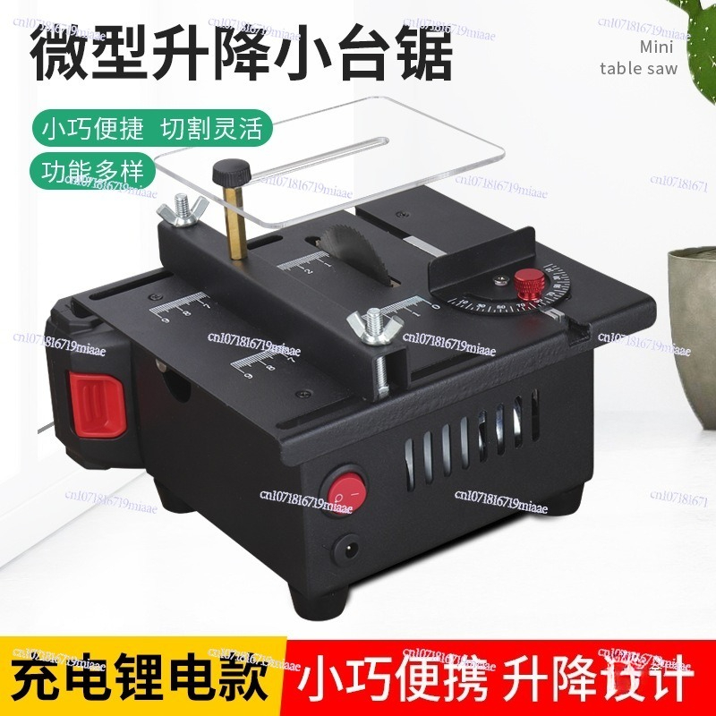 Mini serra de mesa em miniatur - Mini Table Saw For Woodworking avaliação e preço