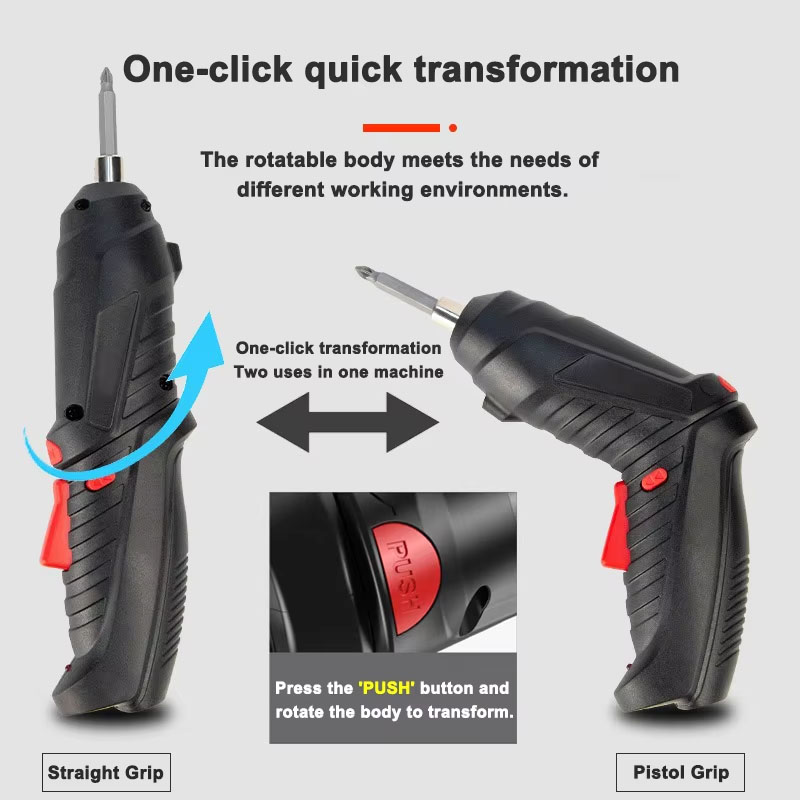 Conjunto de chave de fenda elé - Electric Screwdriver Rechargeable Usb avaliação e preço