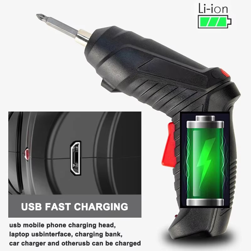Conjunto de chave de fenda elé - Electric Screwdriver Rechargeable Usb avaliação e preço