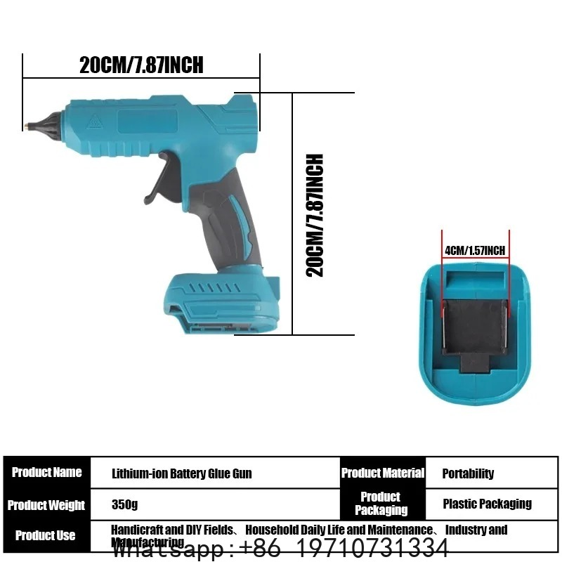 Pistola de Cola Quente Elétric - Hot Melt Glue Gun Cordless avaliação e preço