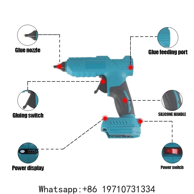 Pistola de Cola Quente Elétric - Hot Melt Glue Gun Cordless avaliação e preço