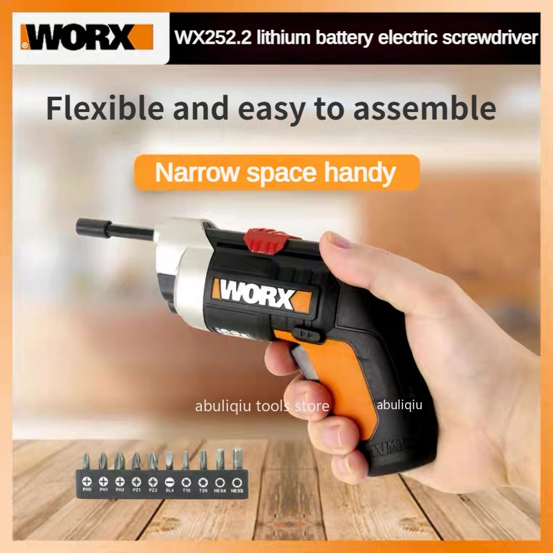 Worx WX252.2 4V Mini Conjunto  - Electric Screwdriver Rechargeable Usb avaliação e preço