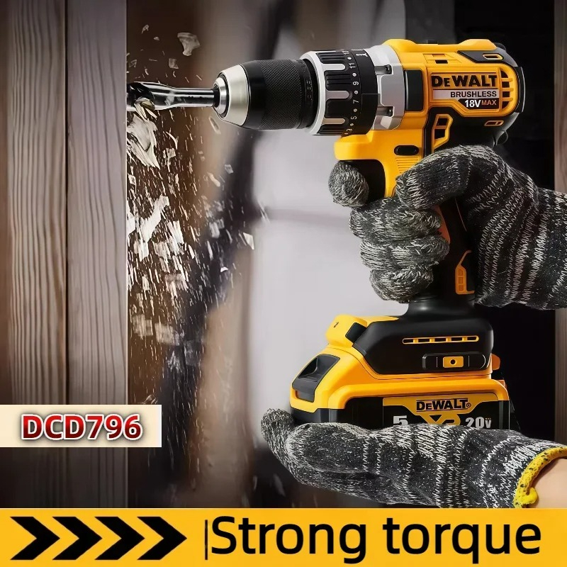 Furadeira Elétrica Sem Fio Dew - Brushless Cordless Electric Drill 18V avaliação e preço
