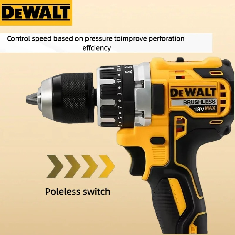 Furadeira Elétrica Sem Fio Dew - Brushless Cordless Electric Drill 18V avaliação e preço