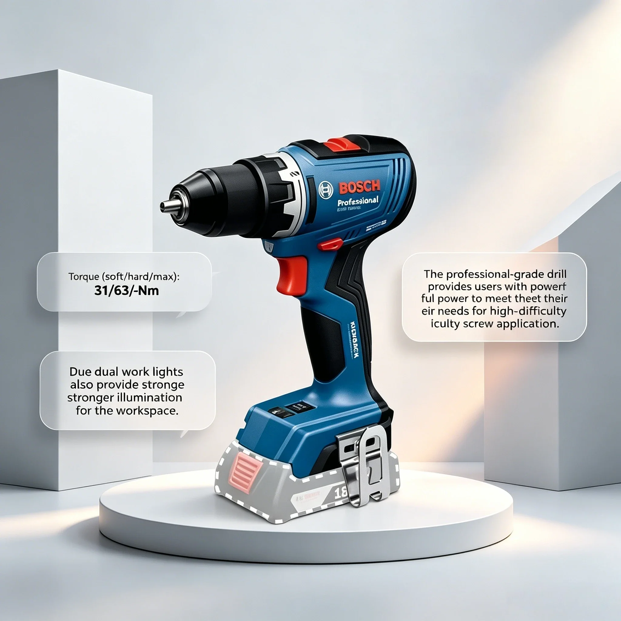 Furadeira Sem Fio Bosch GSR 18 - Brushless Cordless Electric Drill 18V avaliação e preço