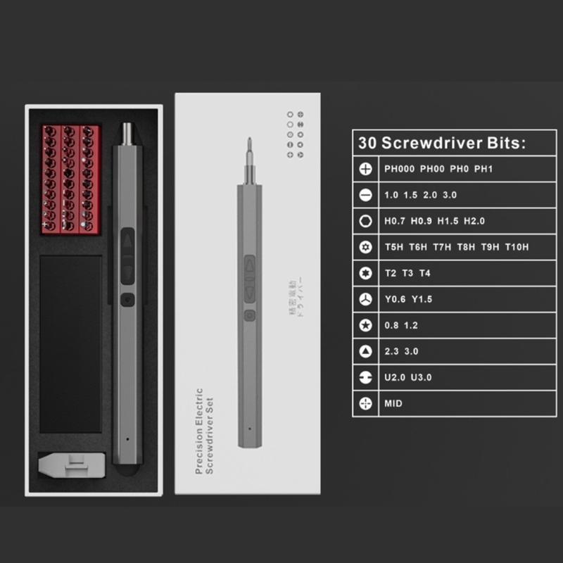 Conjunto chave fenda elétrica  - Electric Screwdriver Rechargeable Usb avaliação e preço
