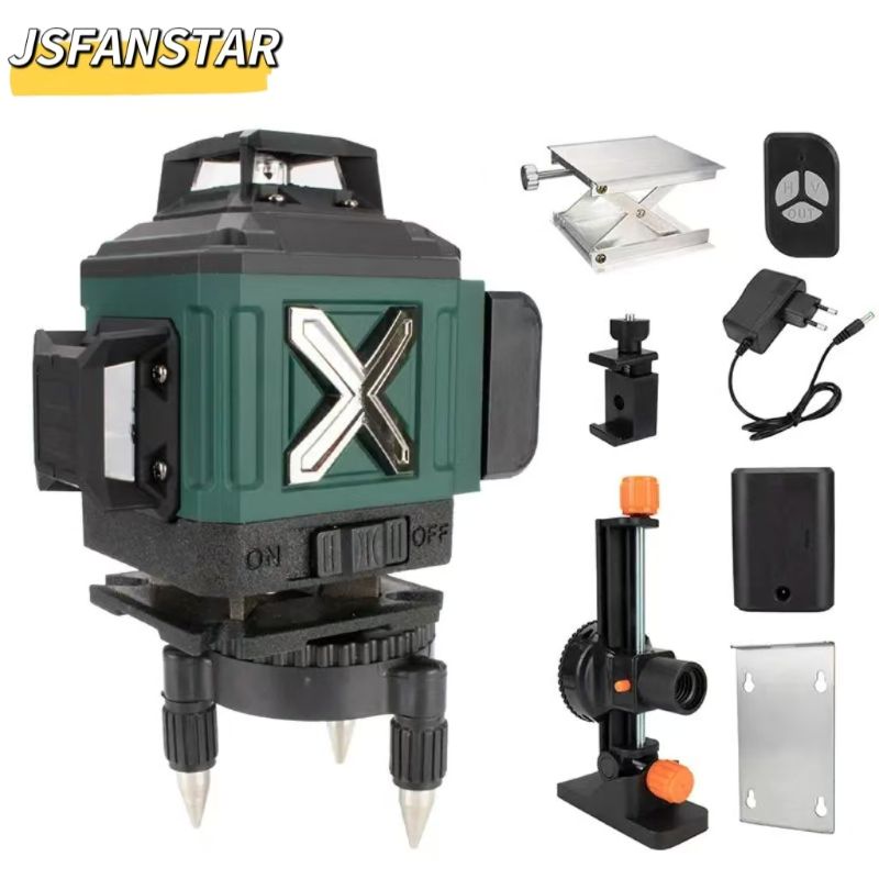 Nível a Laser Verde 4D de 16 L - Laser Level 16 Lines 4D Green avaliação e preço