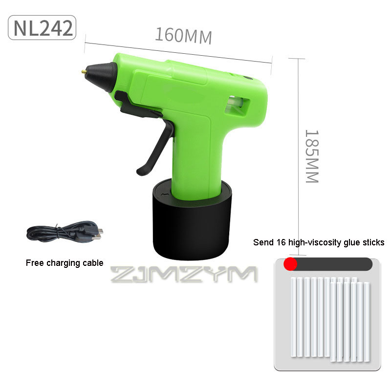 Pistola de cola quente de liga - Hot Melt Glue Gun Cordless avaliação e preço