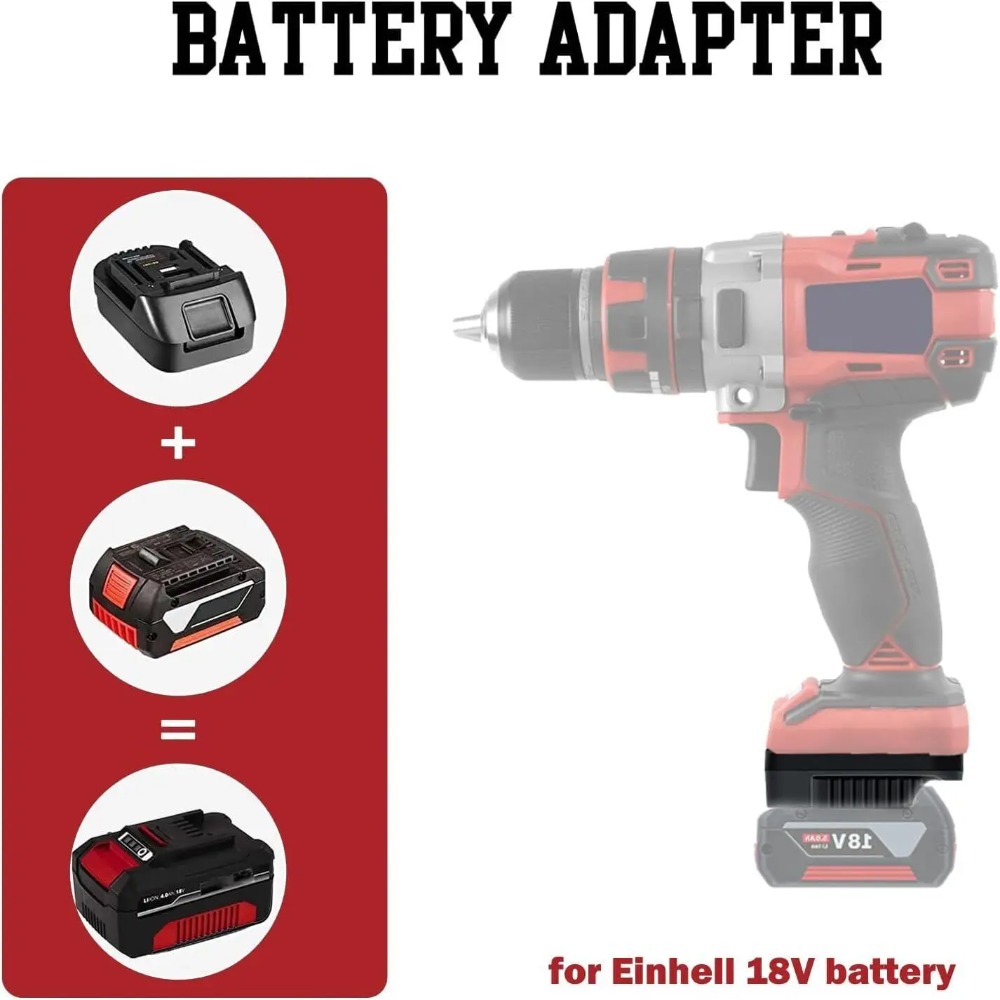 Adaptador de Bateria BS18EIN p - Brushless Cordless Electric Drill 18V avaliação e preço