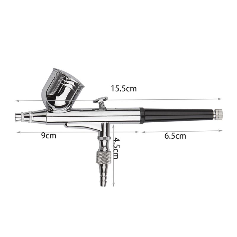 Gravidade dupla ação mini aeró - Airbrush Kit With Mini Compressor avaliação e preço