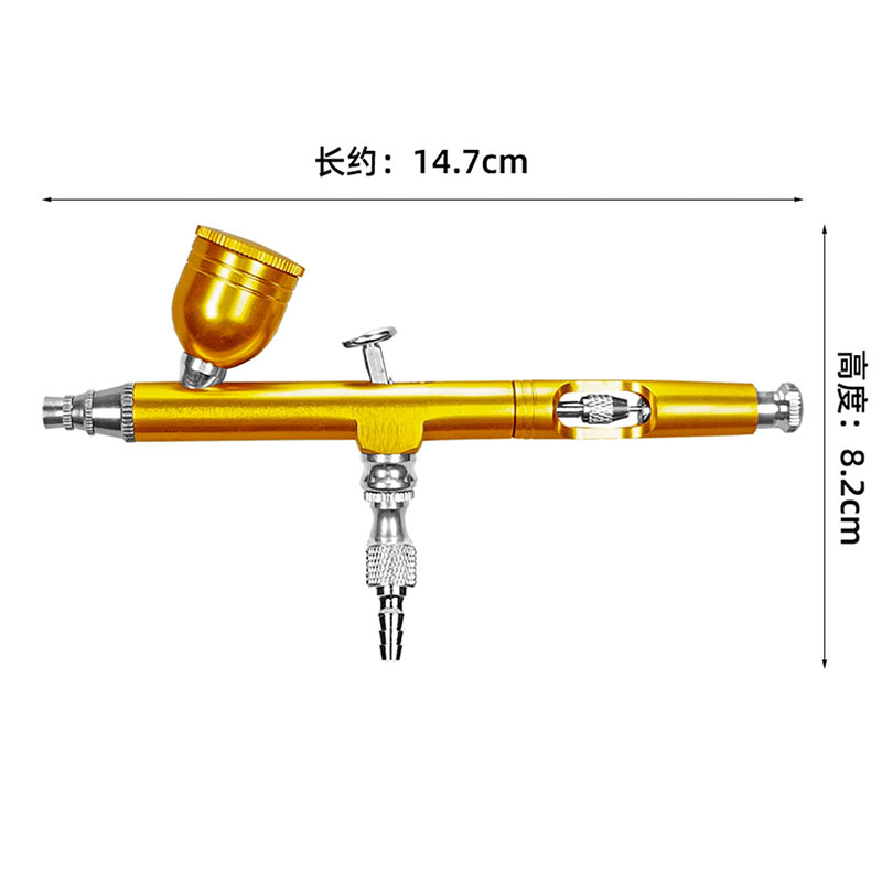 Aerógrafo de dupla ação de 0,3 - Airbrush Kit With Mini Compressor avaliação e preço
