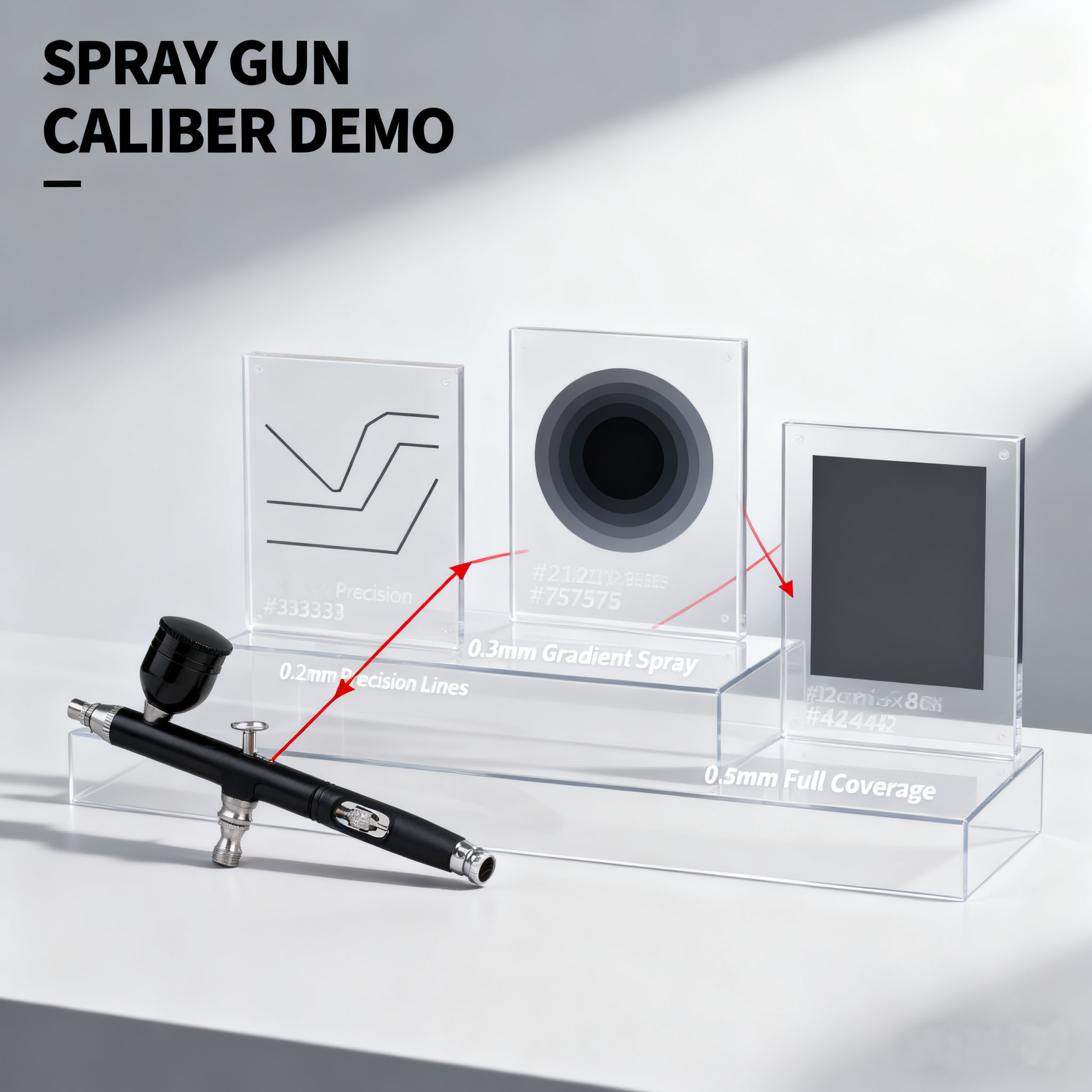 Aerógrafo de dupla ação de 0,3 - Airbrush Kit With Mini Compressor avaliação e preço