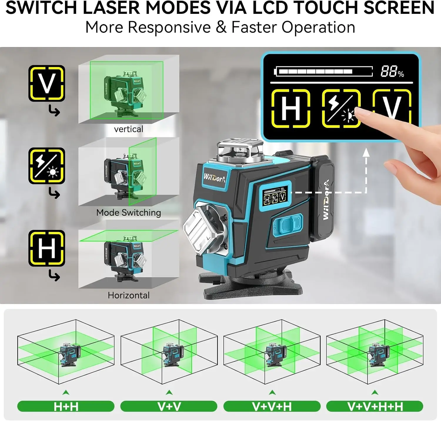 Nível a Laser com Tripé, 4x360 - Laser Level 16 Lines 4D Green avaliação e preço