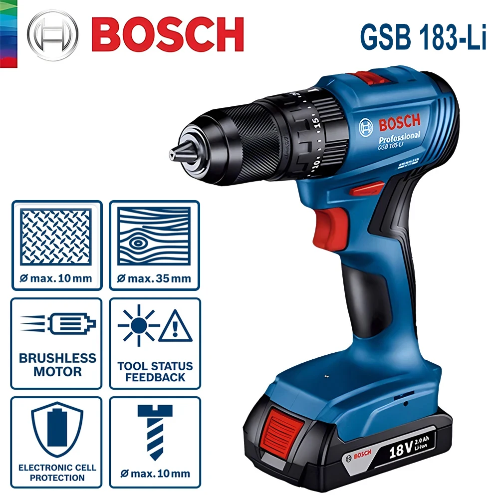 Furadeira de Impacto Sem Escov - Brushless Cordless Electric Drill 18V avaliação e preço