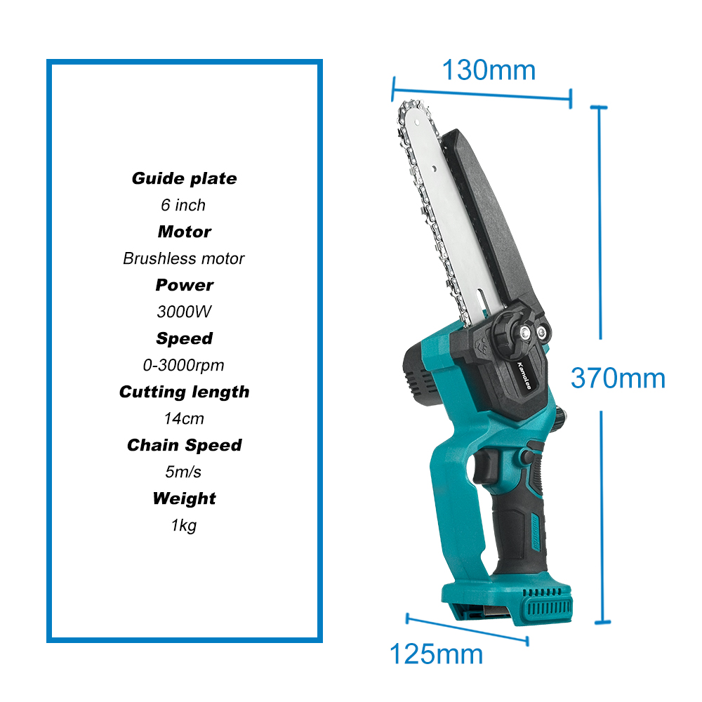Kamolee 6 Polegada 8 Polegada  - Mini Electric Chainsaw 6 Inch avaliação e preço