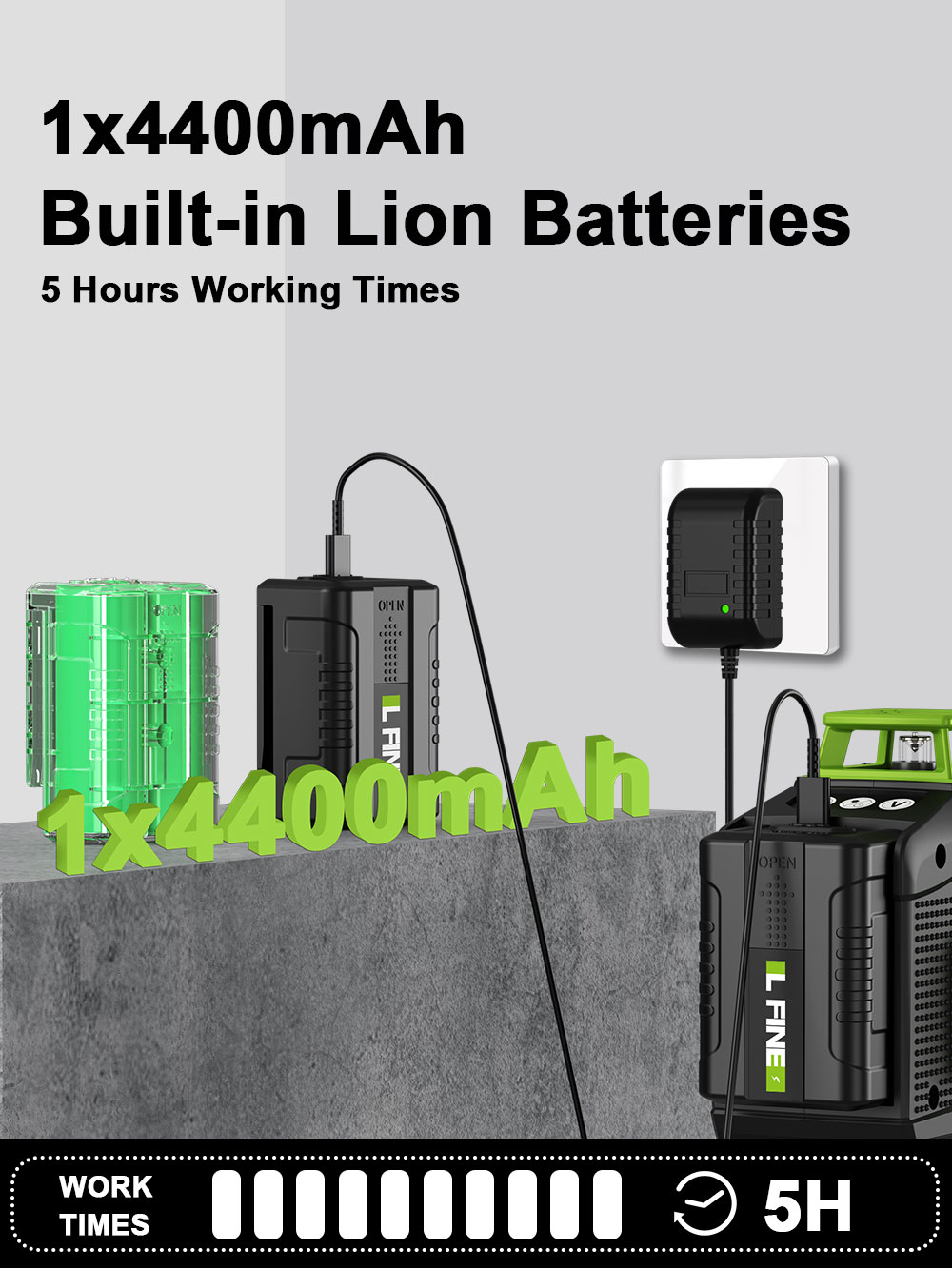 LFINE 4D 16 Linhas 360 Nível L - Laser Level 16 Lines 4D Green avaliação e preço