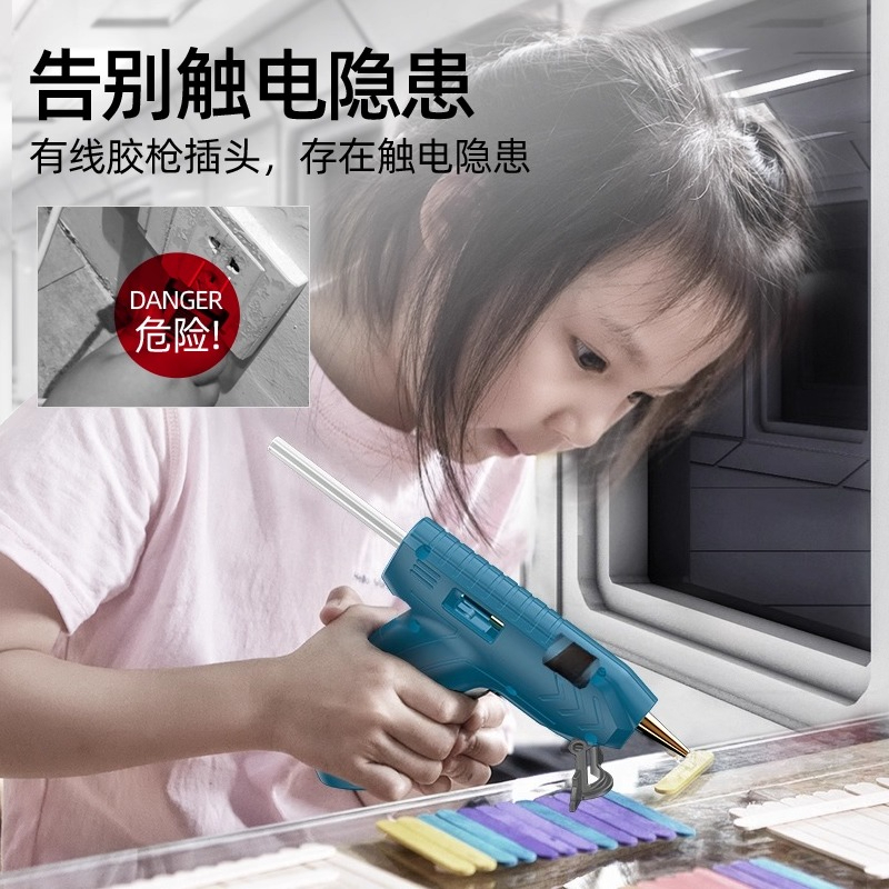 Pistola de cola quente sem fio - Hot Melt Glue Gun Cordless avaliação e preço