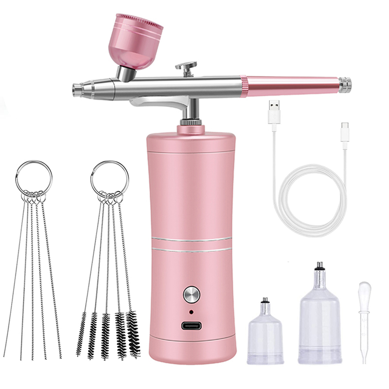 Aerógrafo sem fio recarregável - Airbrush Kit With Mini Compressor avaliação e preço