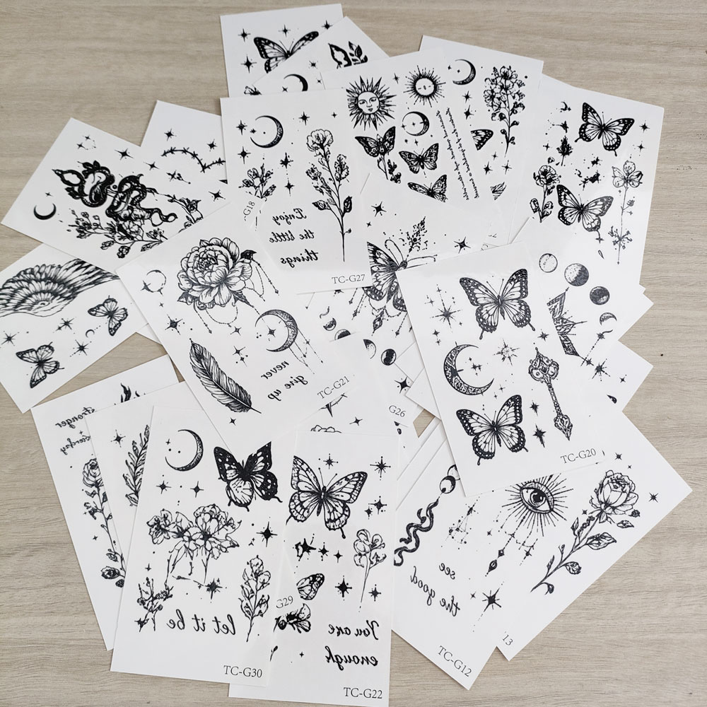 30 peças de adesivos de tatuag - Hand Tools avaliação e preço