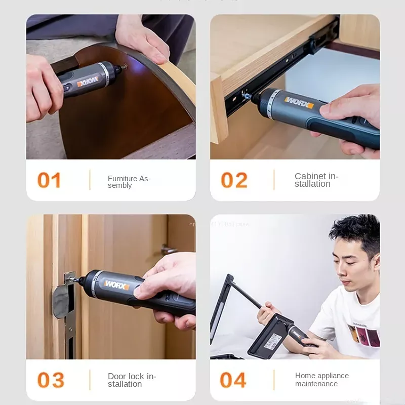 Worx wx242 4v conjunto de chav - Electric Screwdriver Rechargeable Usb avaliação e preço