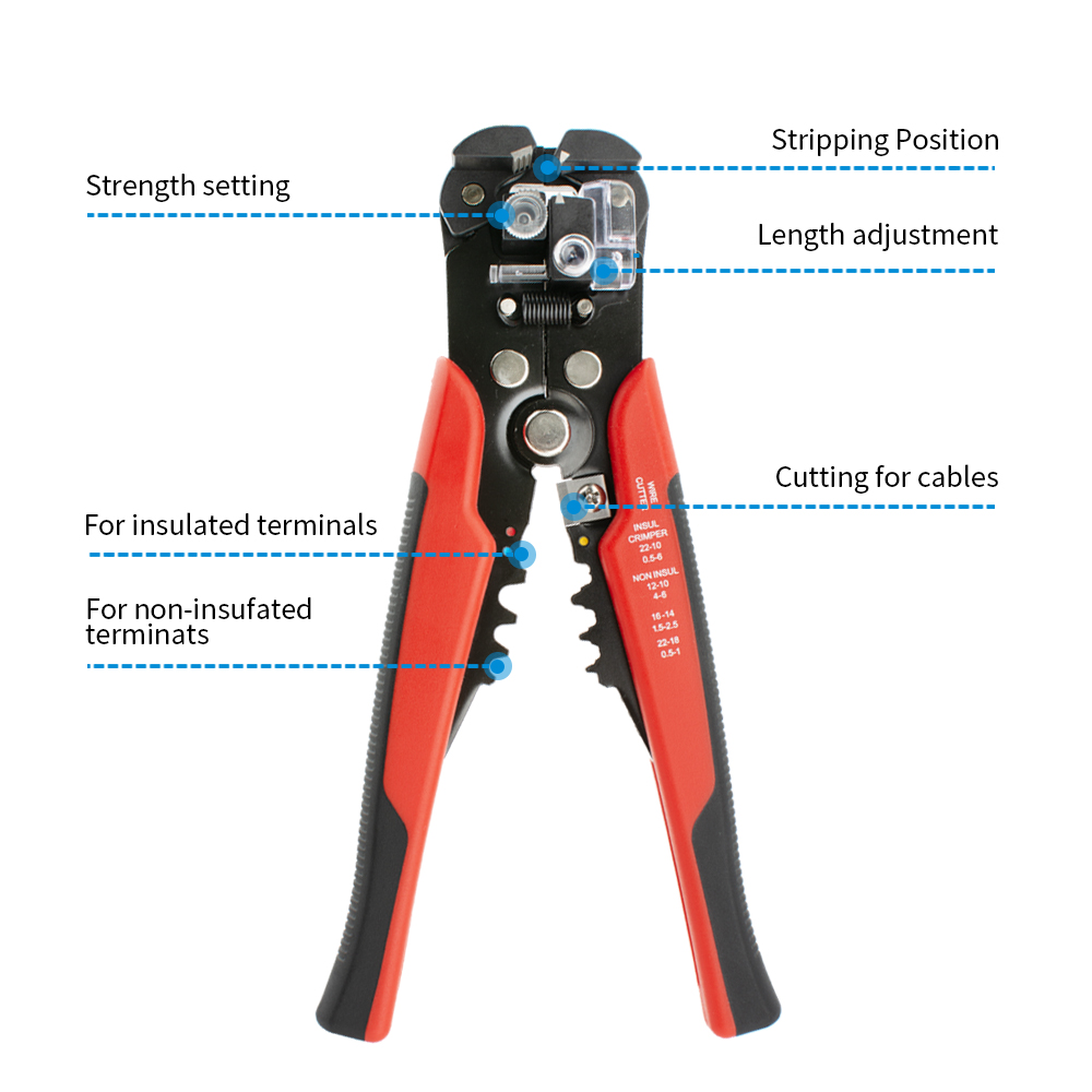 Alicate Profissional Automátic - Automatic Wire Stripper Cutter avaliação e preço