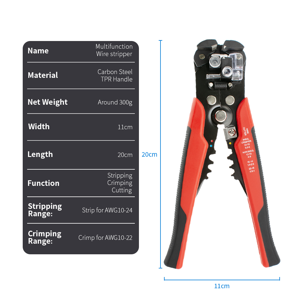 Alicate Profissional Automátic - Automatic Wire Stripper Cutter avaliação e preço