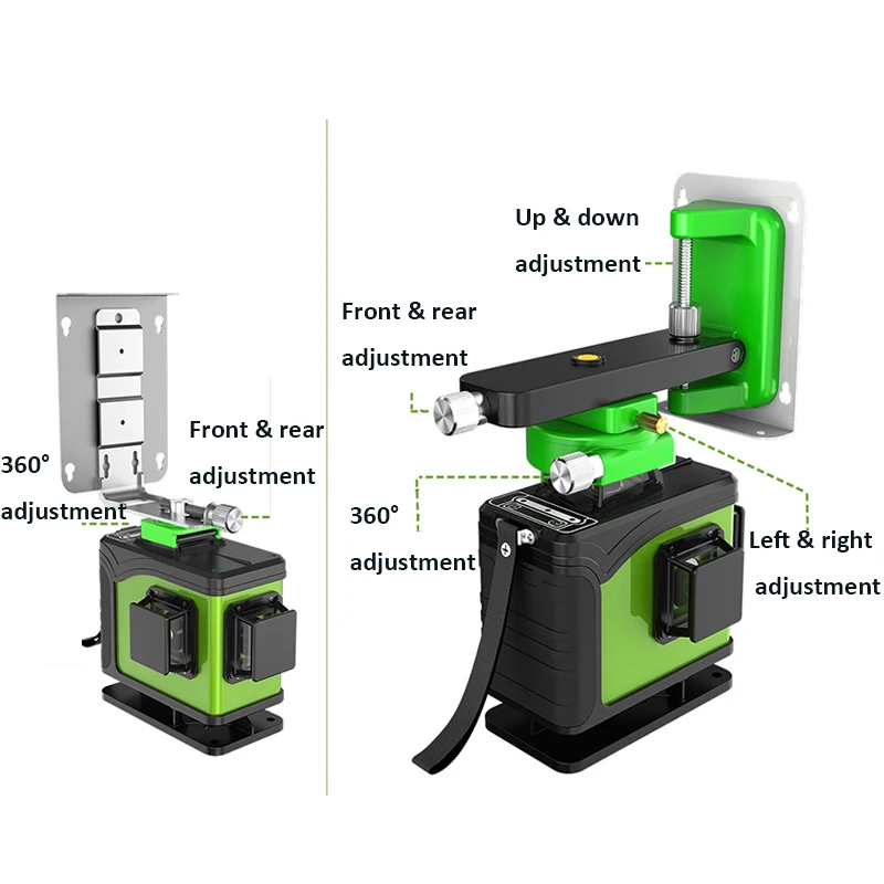 Diodo laser verde 16 linhas 4d - Laser Level 16 Lines 4D Green avaliação e preço