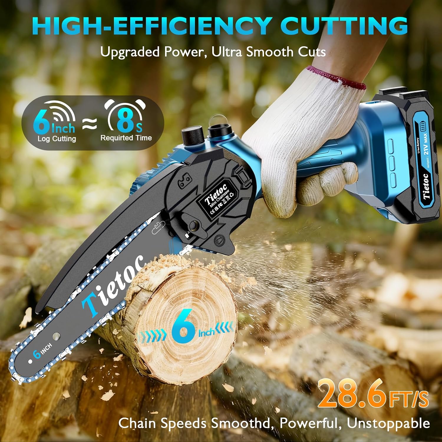 Mini Serra Elétrica, Serra de  - Mini Electric Chainsaw 6 Inch avaliação e preço