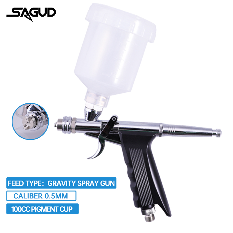 Aerógrafo de alimentação por g - Airbrush Kit With Mini Compressor avaliação e preço