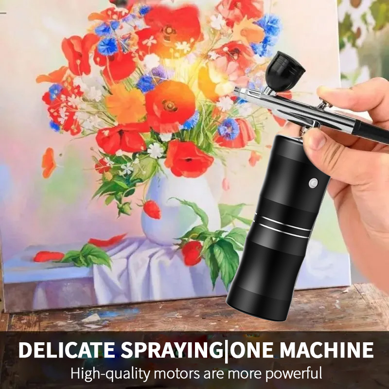 Spray de oxigênio mini kit com - Airbrush Kit With Mini Compressor avaliação e preço