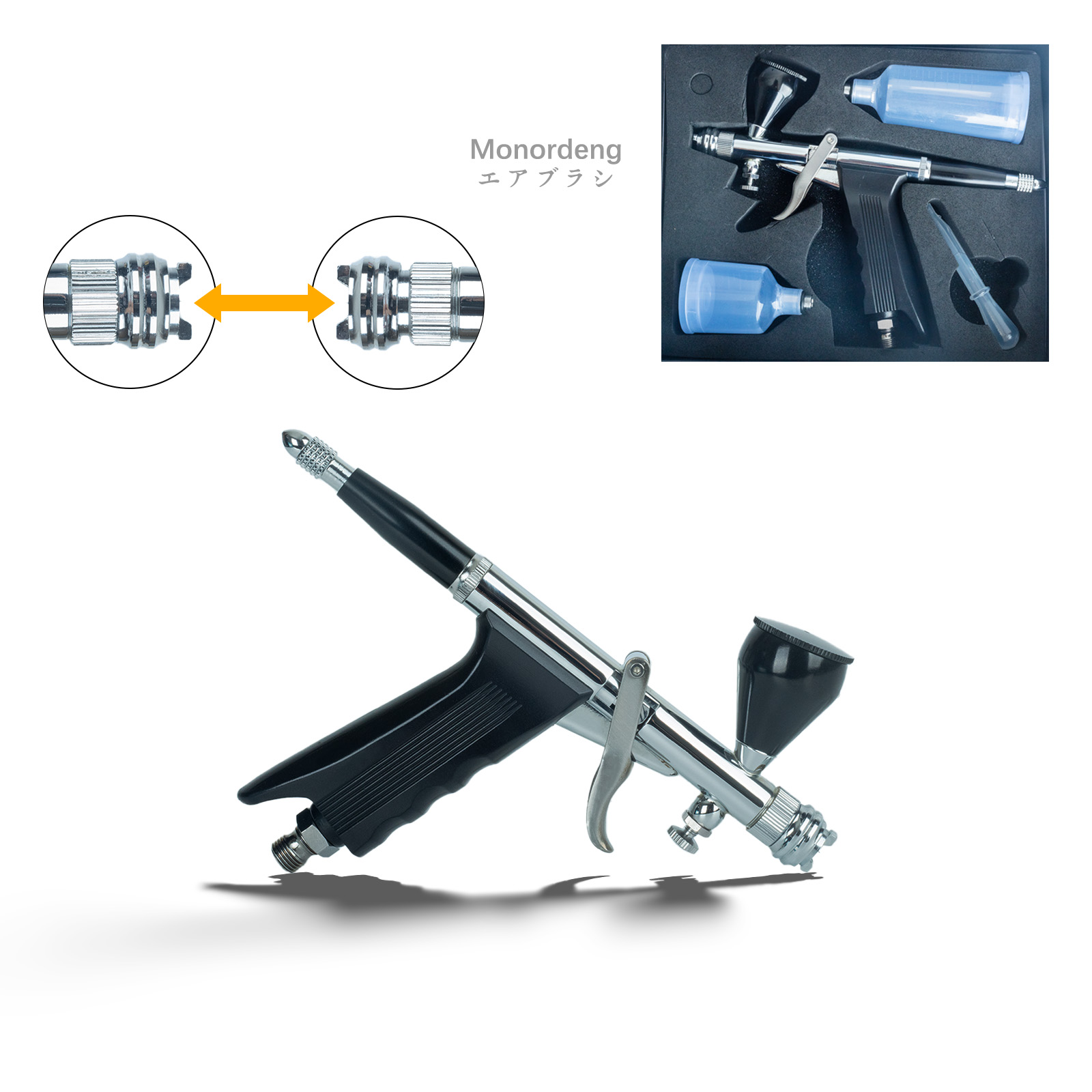 Kit de Aerógrafo de Dupla Ação - Airbrush Kit With Mini Compressor avaliação e preço